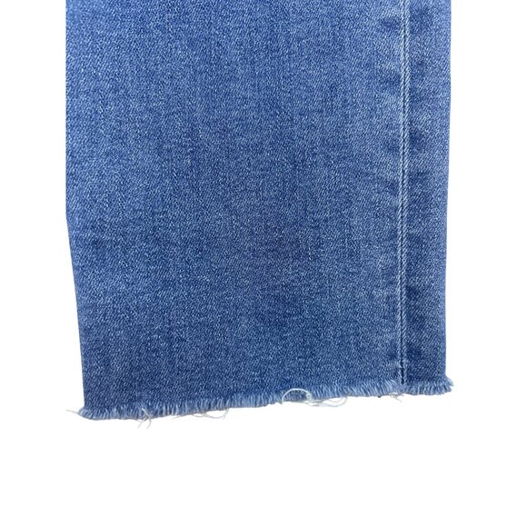 Frank & Eileen Derry Signature Ankle Jeans High Rise Raw Hem Medium Wash Size 29 - Picture 4 of 14